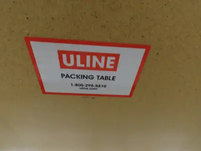 Uline 72"x 30" Industrial Work Bench Table Composite Wood Top w/Drawer