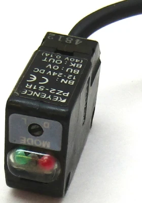 Keyence PZ2-51R Photoelectric Sensor Receiver, Thrubeam, 7M, Red LED [New]