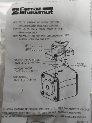 New | in-Stock FERRAZ SHAWMUT P310007C Miscellaneous Equipment (Electrical & Power) | Surplus Asset Holdings #1197738