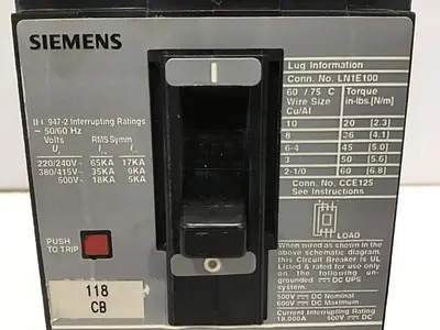 USED SIEMENS ED63B050