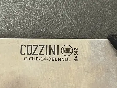Used Cozzini Used Cozzini 15" Double Handled Cheese Knife - JD Food Preparation & Supplies Illinois US | Falcon Restaurant Supply #1374994