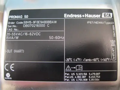 USED Endress+Hauser 50H15-9F0E9AB0BBAW