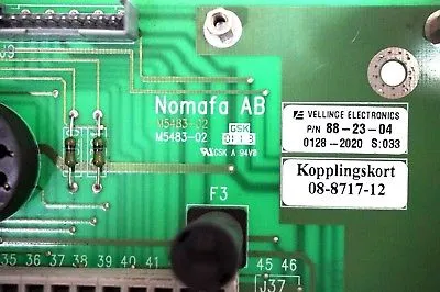 USED VELLINGE ELECTRONICS 88-23-04 PC BOARD 0128-2020 882304