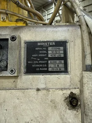 MINSTER 10-32-S / 40-32-5 / 7-32 Coil Feed Lines | Rygate LLC (2)