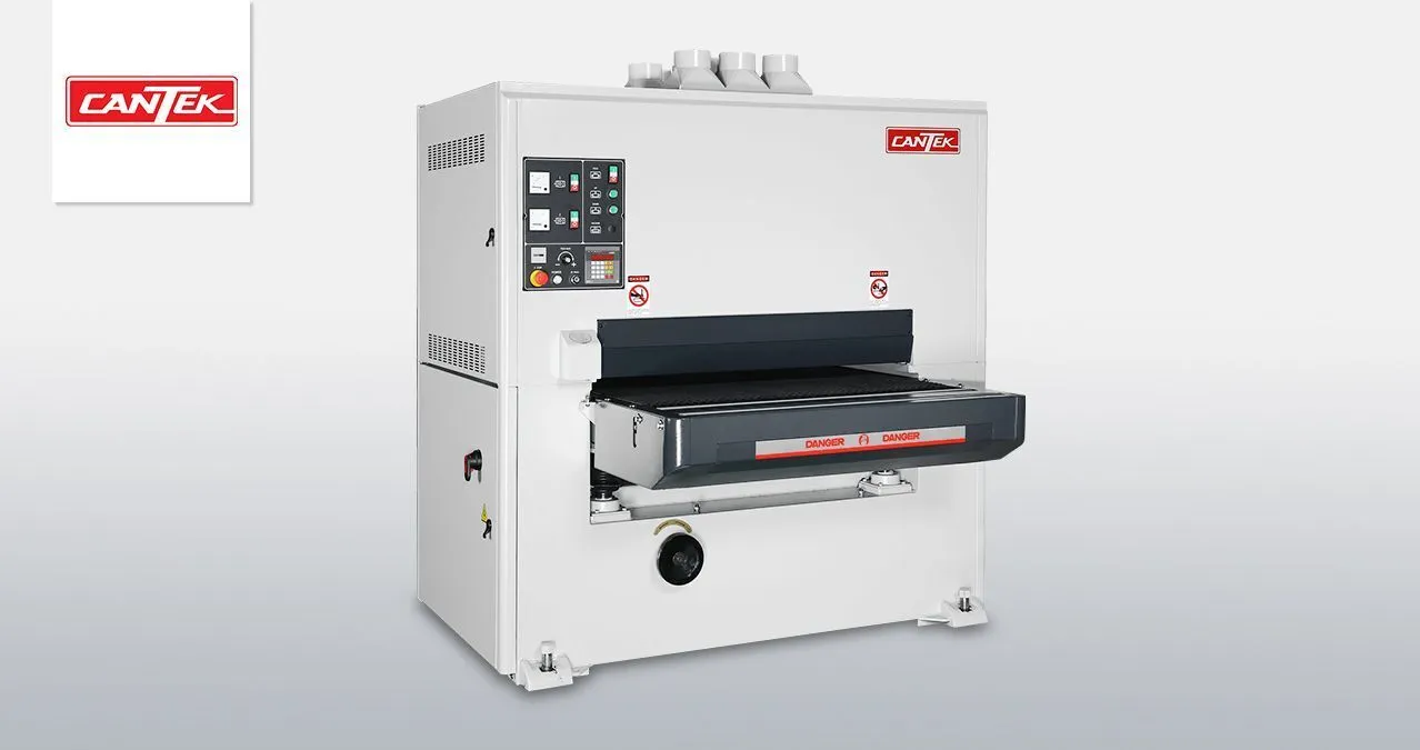 NEW CANTEK AMERICA SR43DA 43" 2-Head Wide Belt Sander