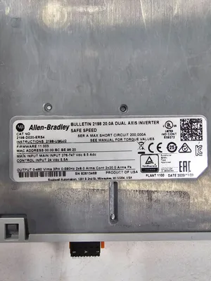 USED ALLEN BRADLEY 2198-D020-ERS4