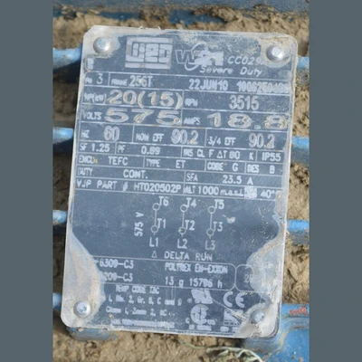 WEG 20 HP Electric Motor