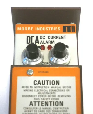 NEW MOORE INDUSTRIES DCA/4-20MA/DX2X3/117AC/-AD-AR10-TT STD CURRENT ALARM