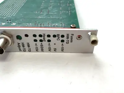Used F&K Delvotec Sensor Amplifier HW-TD Fuses Control Board MISS. SCREW PLC Processors Michigan US | Maverick Industrial Sales #1394979