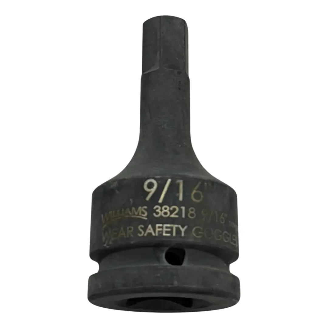 JH Williams 3/4" Drive 9/16" Impact Hex Socket 38218