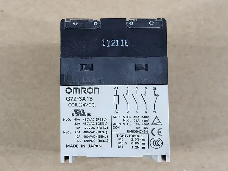 Used OMRON G7Z-3A1B-11Z Misc Electrical & Power Parts British Columbia CA | Lenmark #250449