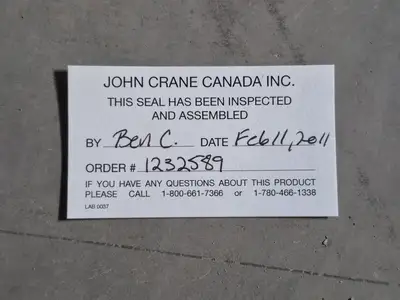NEW 2011 JOHN CRANE 859870