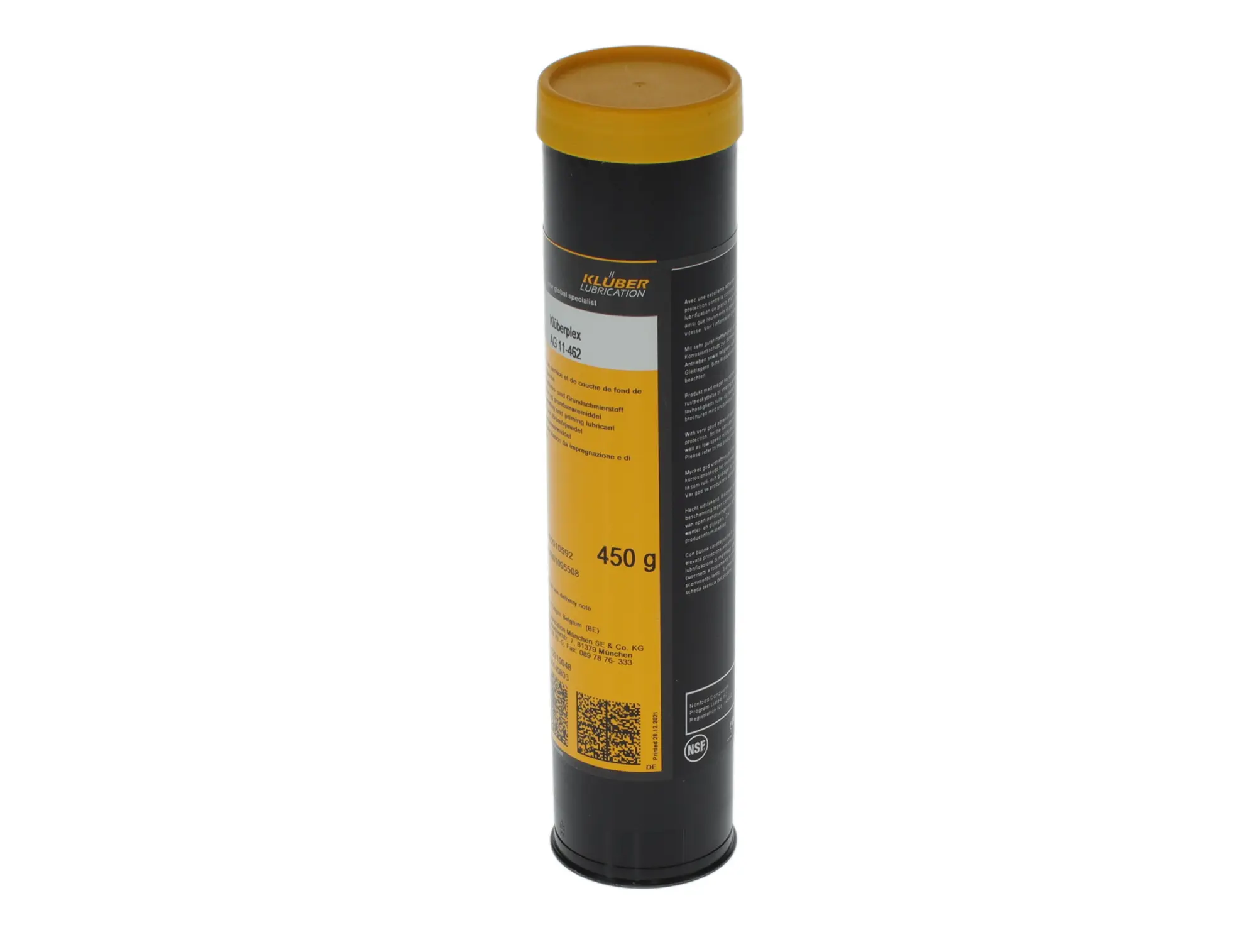 KUKA Kluberplex AG11-462 cartridge PE 450g