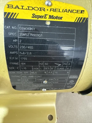 NEW Baldor EBM3609Y