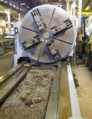Skoda Engine Lathe, 49" x 200" 38" SOC,