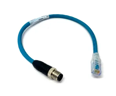 USED LUMBERG AUTOMATION DOUBLE ENDED ETHERNET CORDSET
