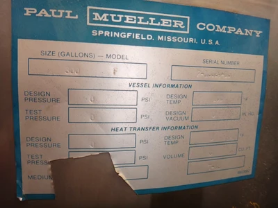 300 Gallon 304 Stainless Tank