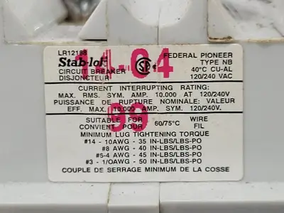 USED FEDERAL PIONEER NB230