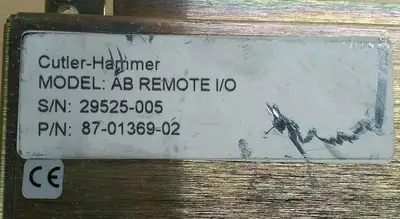 Cutler-Hammer 87-01369-02 AB Remote I/O Module 2D