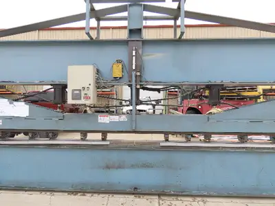 15 Ton 20' Hydraulic Press Brake Punch C-Frame 11-Hole Steel Hole Punch
