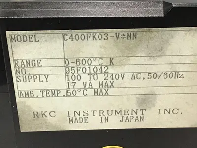 USED RKC REX-C400FK03VNN