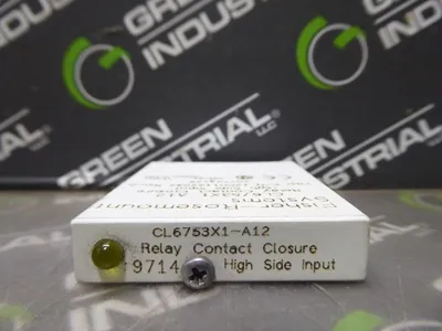 Fisher Rosemount CL6753X1-A12 Contact Closure Input Relay 12P0142X032 Rev.D Used