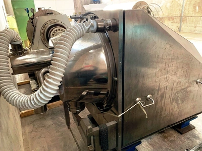Krauss-Maffei HZ 630 PH gastight peeler centrifuge, Hastelloy C22.