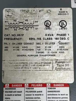 USED SQUARE D 5S1F