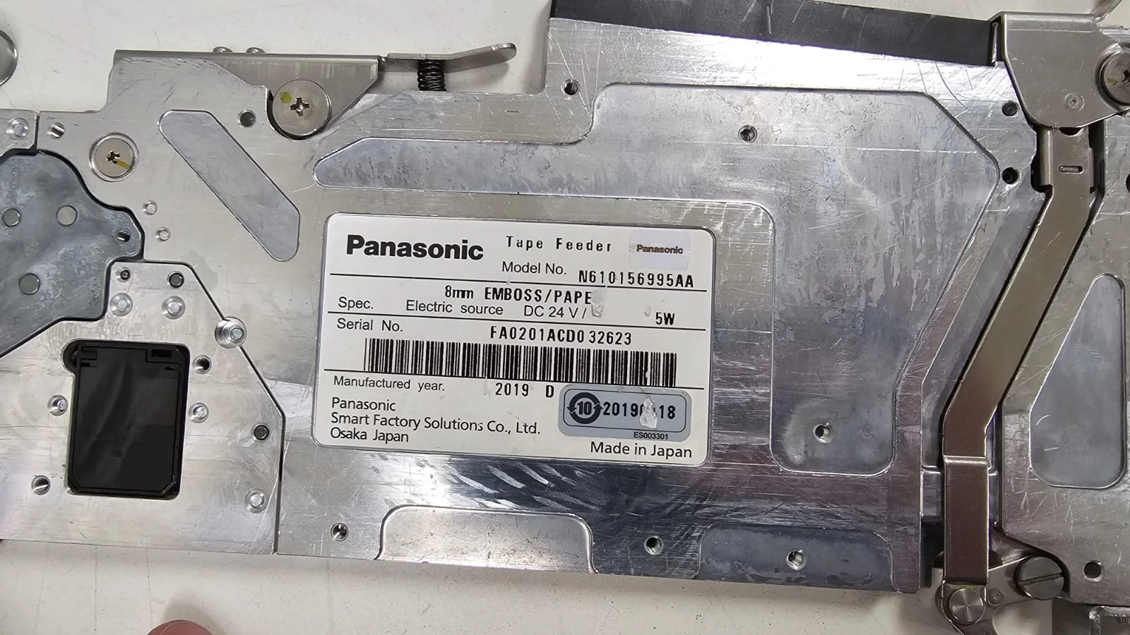 Used PANASONIC NPM 8MM FEEDER (N610156995AA) Feeders TK1329