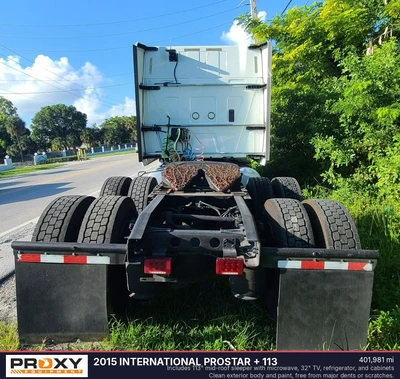 Used 2015 INTERNATIONAL PROSTAR + 113 Conventional trucks Florida US | Proxy Equipment #1384917