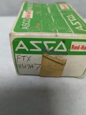 New | in-Stock ASCO FTX 8317A7 Solenoid Valves | Surplus Asset Holdings #1204231
