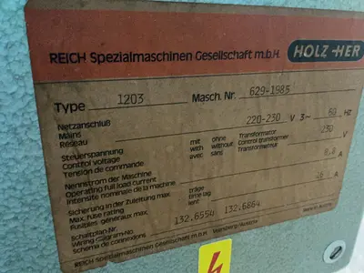 Used HOLZHER 1203 Automatic Panel Saws Ohio US | HGR 24 #1404351