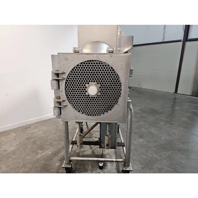 Used 15HP Stainless Steel Cheese Screw Extruder 12" Dia.