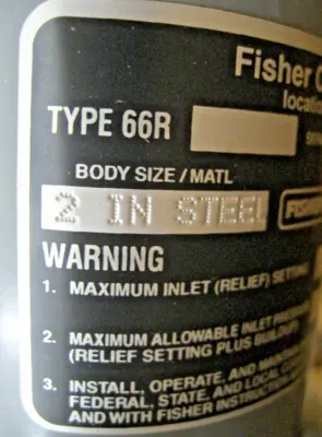 NEW Fisher 66R