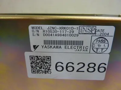 USED YASKAWA ELECTRIC JZNC-XRK01D-1