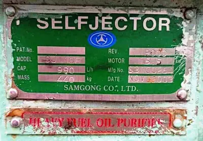 (3) Mitsubishi SJ-10F self-cleaning oil purifiers, SS.