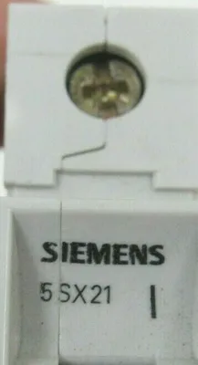NEW LOT OF 5 SIEMENS 5SX21 CIRCUIT BREAKERS
