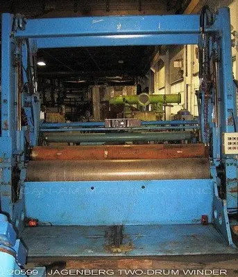 1987 100" Face Jagenburg VariStep 30 Rewinder/Slitter