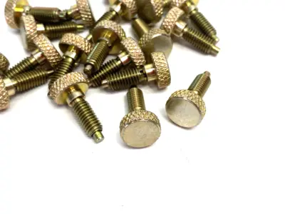 New | in-Stock Vlier Plunger Screw Knurled Knob M6x1.0, 0.512" Thread Length 19-PACK Nuts & Screws Michigan US | Maverick Industrial Sales #1456767