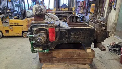 USED GARDNER DENVER TEEF 3X5 TRIPLEX PUMP