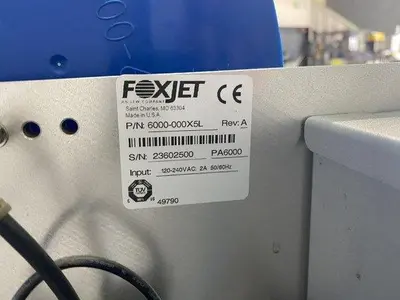 USED FOXJET | ZEBRA TECHNOLOGIES CORP LS6000 SPEC.E | 110PAX4