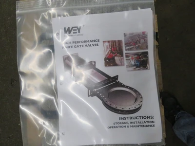 Wey model VS size 14" High Performance Knife Gate Valve , Unused Spare Room