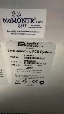 Used Applied Biosystems 7500 PCR/Thermal Cycler Texas US | PT Medical Technologies #1458789