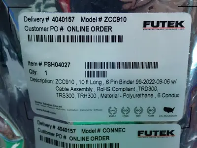 New | in-Stock FUTEK ZCC910 Cable & Wire | HGR 24 #741547