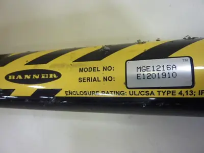 USED BANNER ENGINEERING MGE1216A