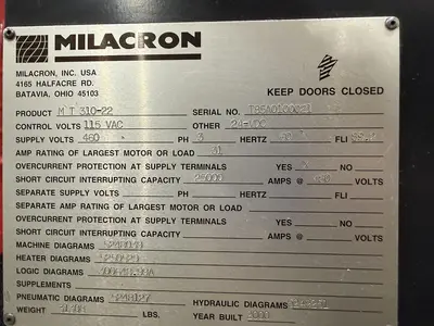 USED 2000 CINCINNATI MILACRON MT310-22