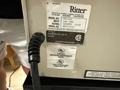 Used RITTER M9-001 Steam Sterilizers Minnesota US | Midwest Medical #1467813