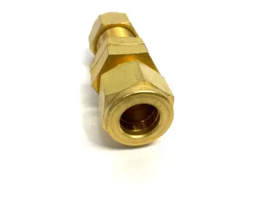 B-810-61 | Swagelok  Brass Bulkhead Compression Tube Fitting 1/2" OD Tube - New Other