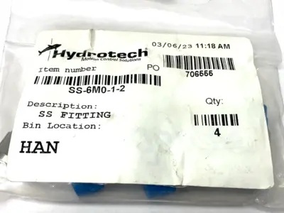 NEW HYDROTECH SS-6M0-1-2