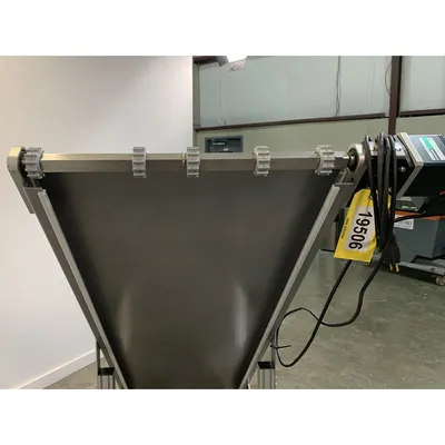 Used 22" Wide Stainless Steel Inclined Conveyor - No Belt [PART]